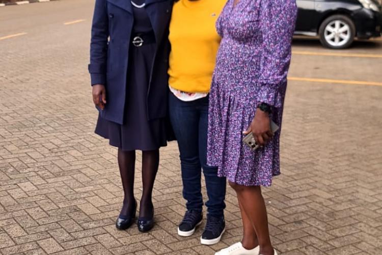 Ann retiree, Mary Mukuwa and Mary Mukuha