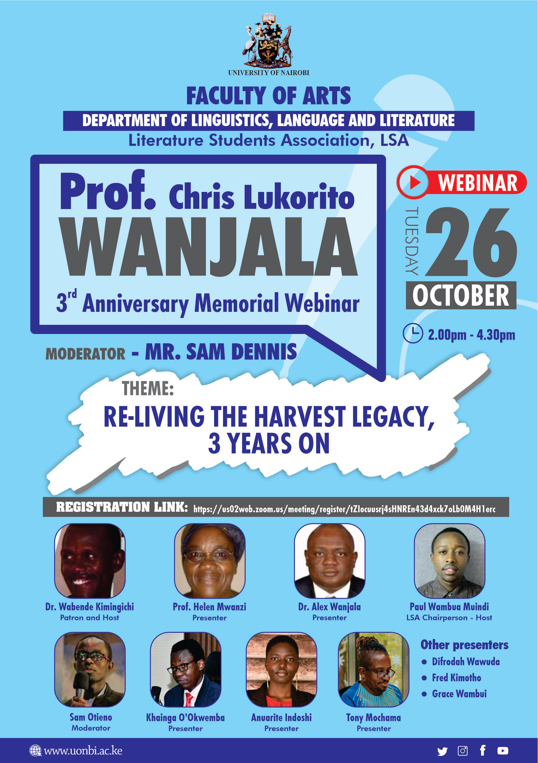 Prof. Wanjala Memorial Webinar