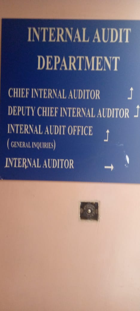 The Chief  Internal Audit Office located on the third floor of Mahatma Gandhi Wing