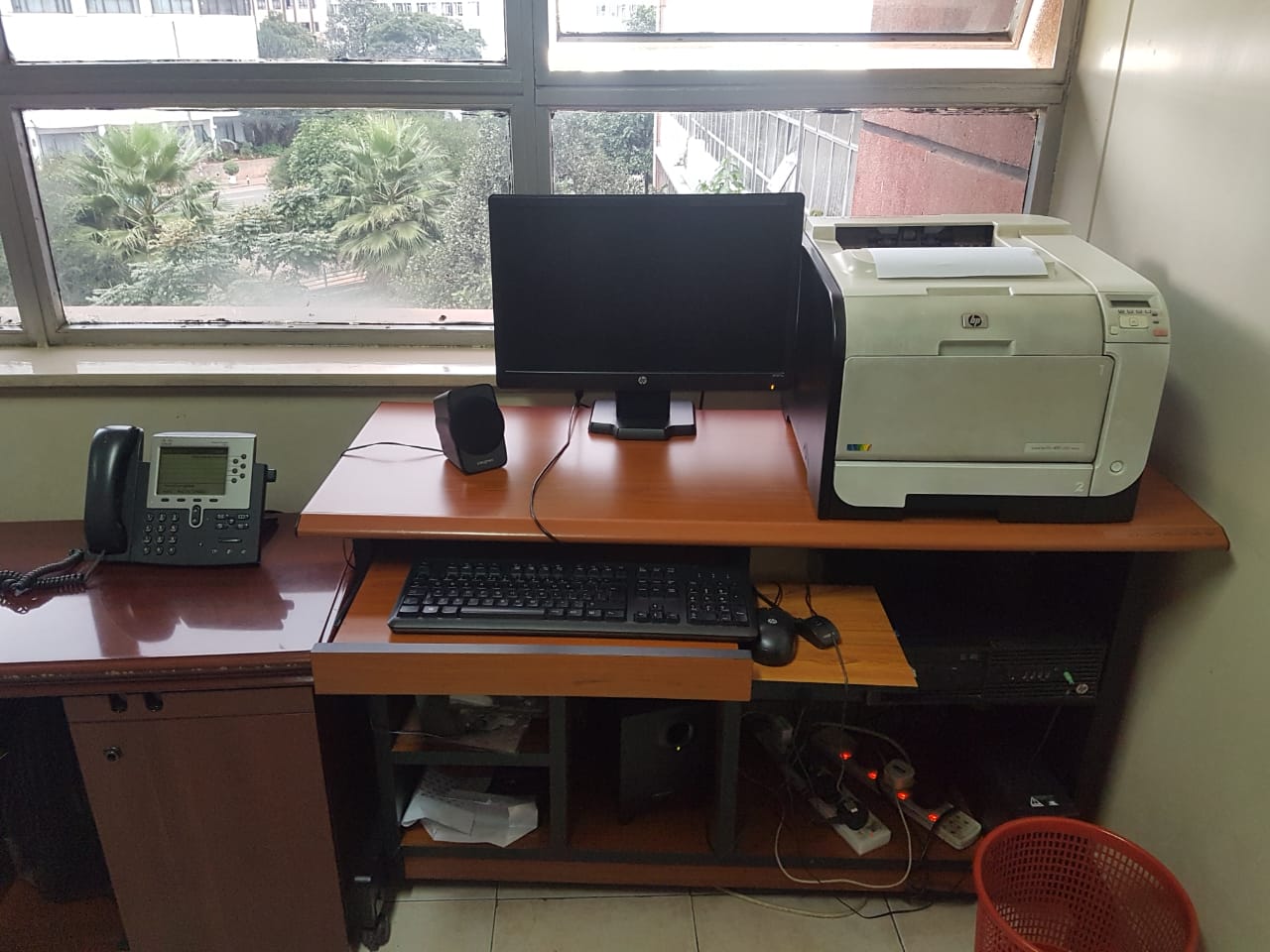 Office printer and Desktop computer at the Students Welfare Authority (SWA) Audit Office 