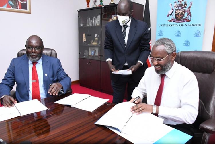 The University of Nairobi signs a partnership agreement with the Alumni Association