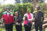 AI staff attendingb the tree planting intiative